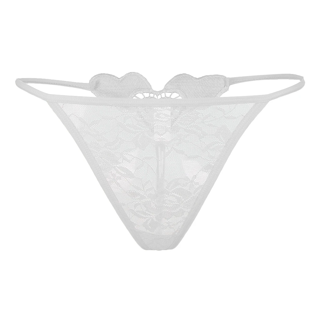 Женские стринги с Т образным ремешком кружевное нижнее белье в форме сердца