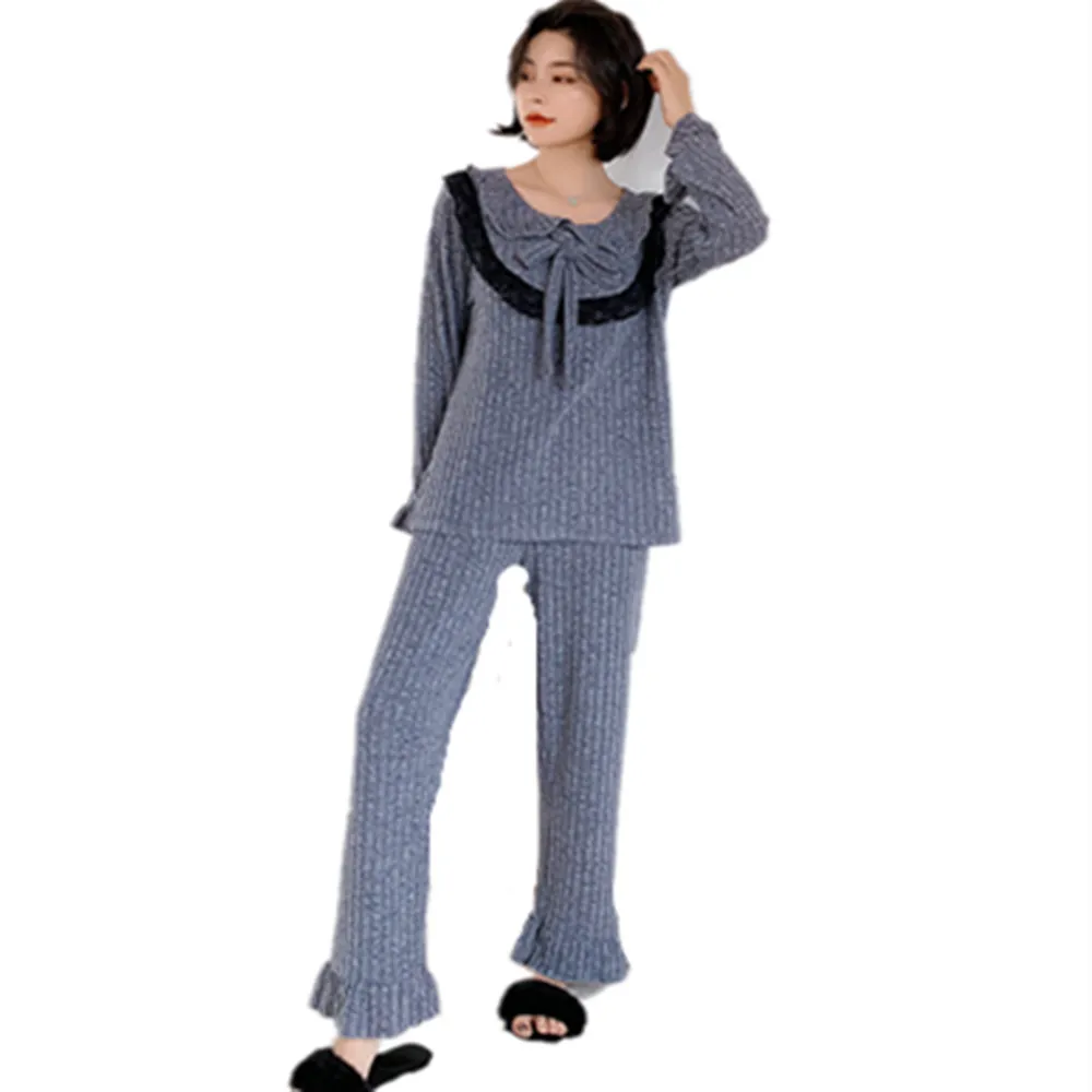 

20 autumn and winter season ladies new thick trendy homewear, Japanese and Korean special home wear pajamas