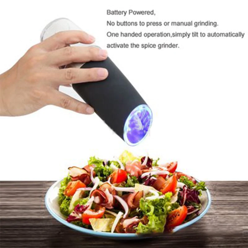 Electric Pepper Mill 1pc/2pcs nut spice grinder,salt and pepper grinder,electric grinder,pepper grinder,herb spice grinder