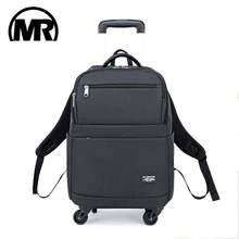 MARKROYAL для мужчин Оксфорд Дорожная тележка чемодан рюкзак Водонепроницаемый чемодан на колесиках для бизнеса