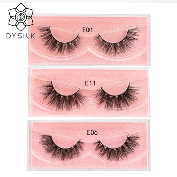 

DYSILK 3D Mink Eyelashes 100% Cruelty free Lashes Handmade Reusable Natural Eyelashes Popular False Lashes Makeup