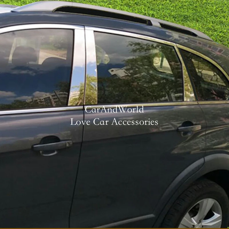 Накладка на столб автомобильного окна B/C молдинговая защита отделка для Chevrolet