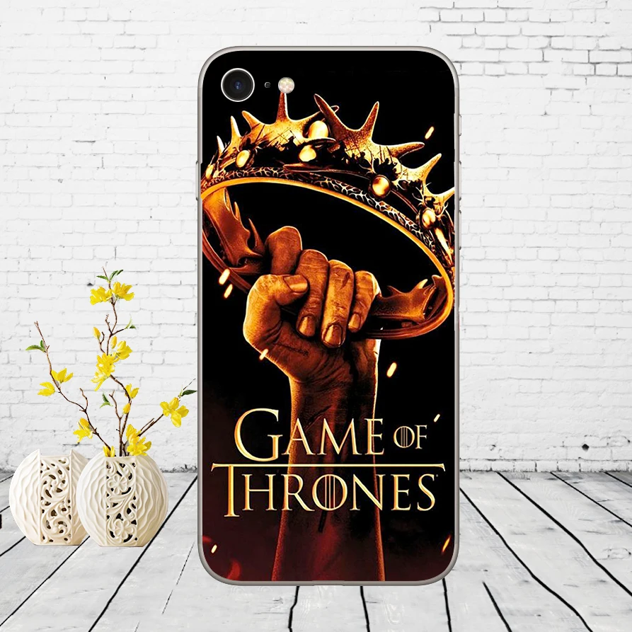 98DD Игра престолов сезон 7 Gots7 Мягкий силиконовый чехол для iPhone 5 5S SE 6 6s 8 plus 7 7 Plus X XS SR MAX чехол