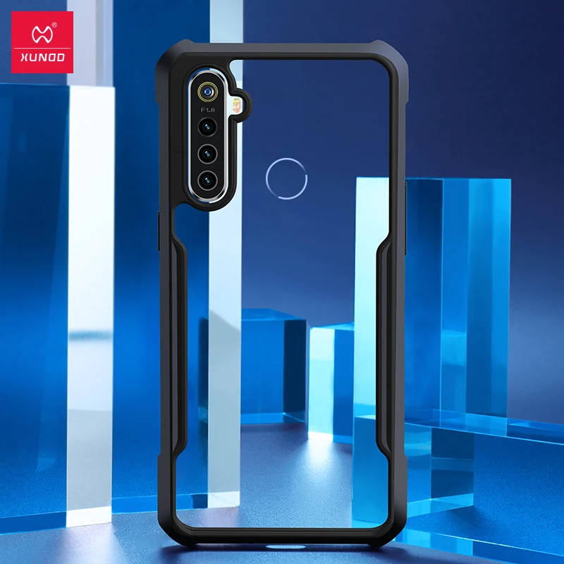 Чехол Xundd для Realme 6i противоударный Прозрачный чехол телефона Защитные подушки