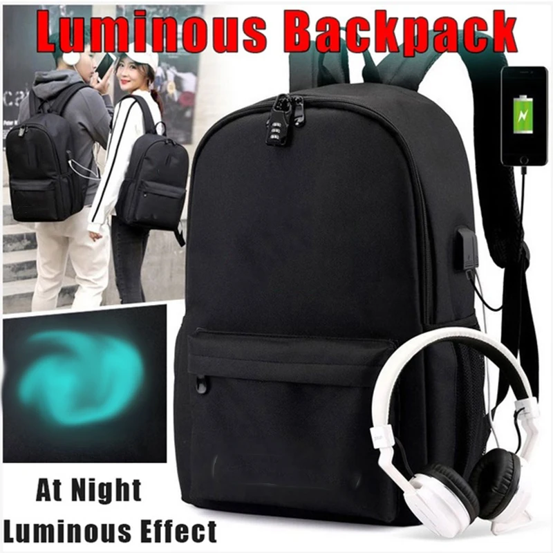 BPZMD рюкзак DJ многофункциональный USB зарядка для мальчиков подростков Для девушек