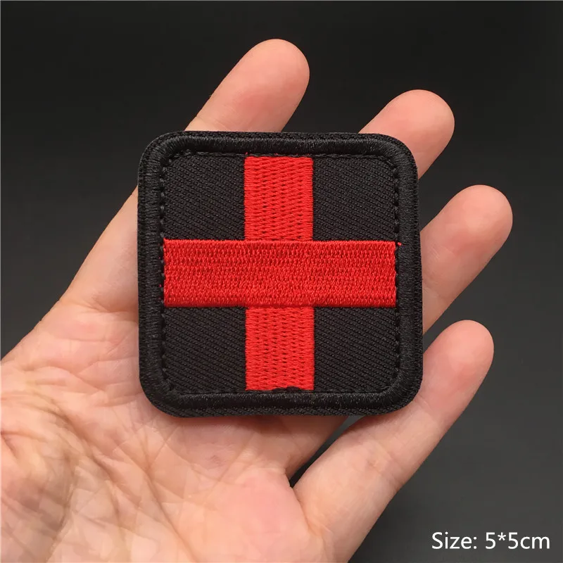 3D Tactical Patch Blood Type Group US ARMY Military Patches for Clothes Embroidered Badges Stickers on Backpack Stripes Applique 