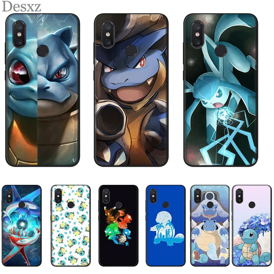 Squirtle Pokemon For Xiaomi Redmi Mi 8 SE Note 5 5A 6 6X Pro MIX 2S A2 Lite Plus 4X 4A S2 F1 7 GO |