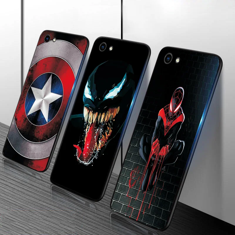 

Case For VIVO Y83 Y81S Case Silicone Black TPU Batman Marvel Phone Case For Vivo Y81 VivoY81 Soft Funda For vivo Y 81 Coques