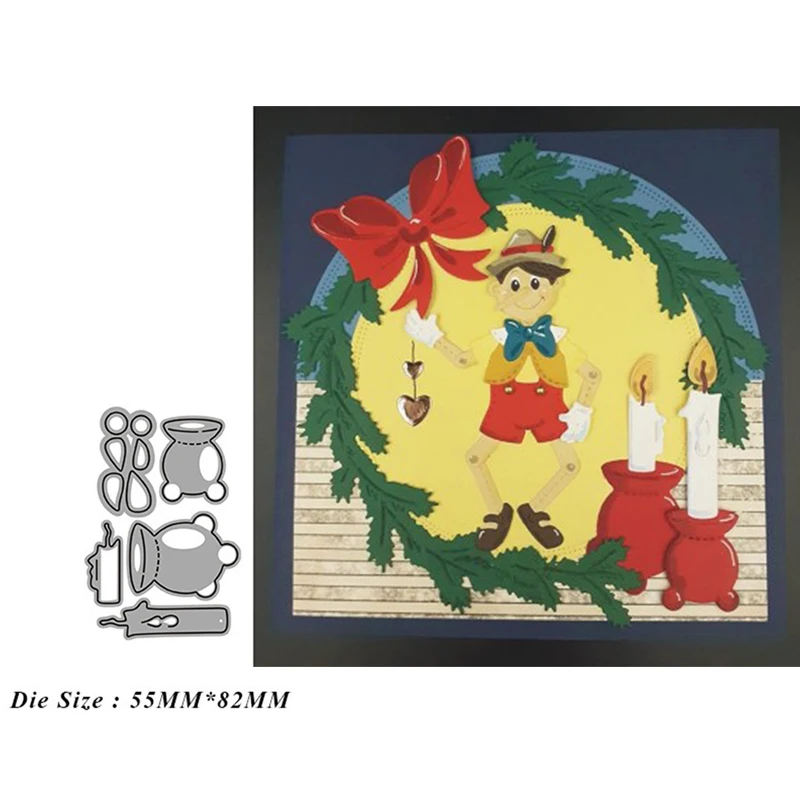 

New Dies For 2020 Candle holder Metal Cutting Dies Embossing Scrapbooking Stencil Craft Cut Dies For DIY Card Handmade