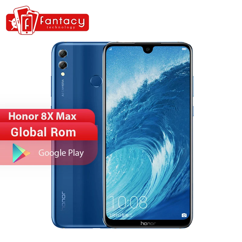 

Honor 8X Max Smartphone Global Rom 7.12'' big Screen Octa Core Mobile Phone Android 8.1 Dual Camera 5000mAh OTA Google Play