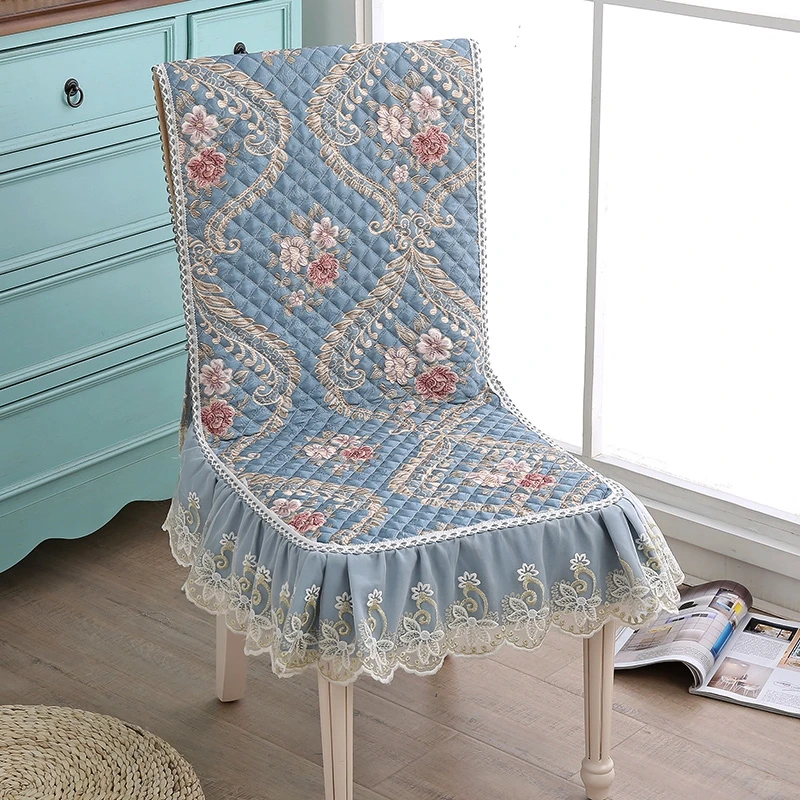 

Dining Chair Cushion One-piece Cushion Anti-slip Four Seasons General Dining Table Chair Cover One-piece Cushion