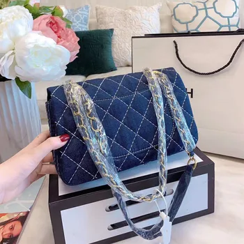 

Hiboom 2020 Denim bag for women wallet gift bag canvas bag shoulder bag