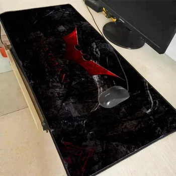 

Batman Logo Rubber Mouse Pad Large Mouse Mat Desk Mats Big Mousepads Gaming Rug for Office Work/ Gaming Free Shipping