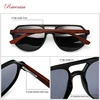 Ravenisa Wood Sunglasses Women UV400 Polarized Pilot Plastic Frame  Sun Glasses fishing Driving Sunglasses 3