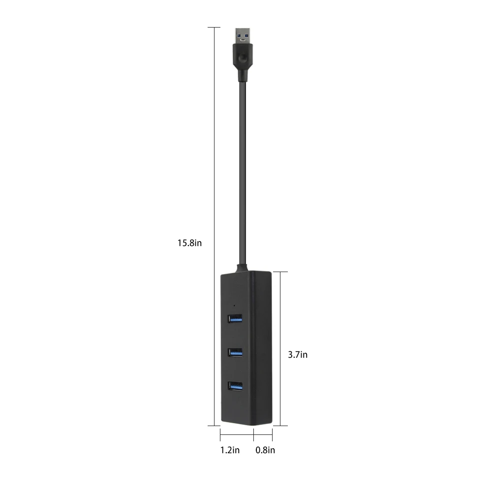 Usb chyi Hub 3,0 4 порта Мульти Usb 3,0 концентратор разветвитель микро-usb супер скорость Usb3.0 Hab мини Компьютерные аксессуары для ПК MacBook Pro