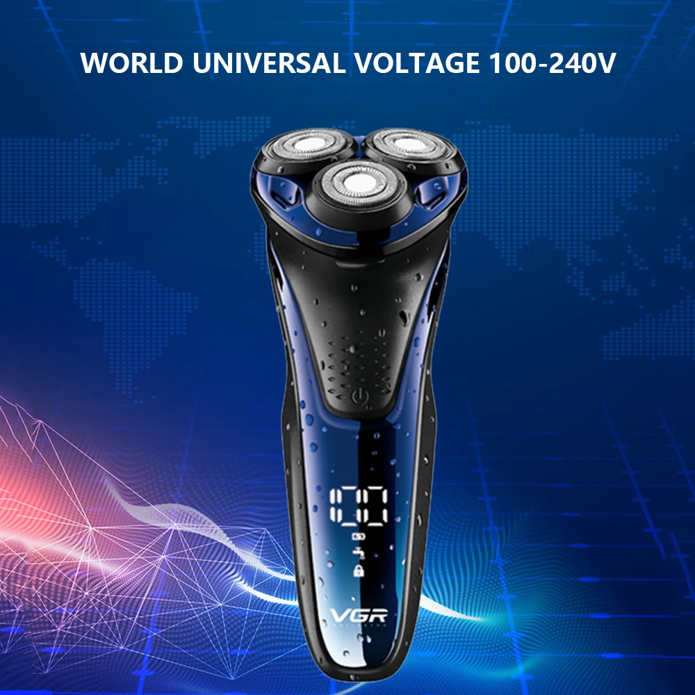 V 306 Бритва для лица бритва Enchen 3D электробритва Мужская моющаяся USB перезаряжаемая