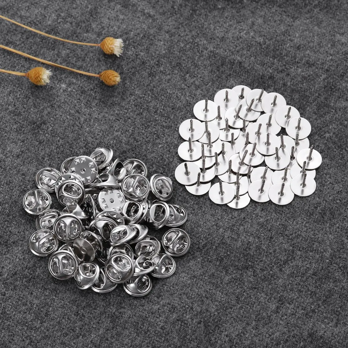 ULTNICE 50 шт. берет с бабочкой Tacks Thumbtack одежда пуговицы «сделай сам» ремесла железа на заплатках Швейные аксессуары(хром