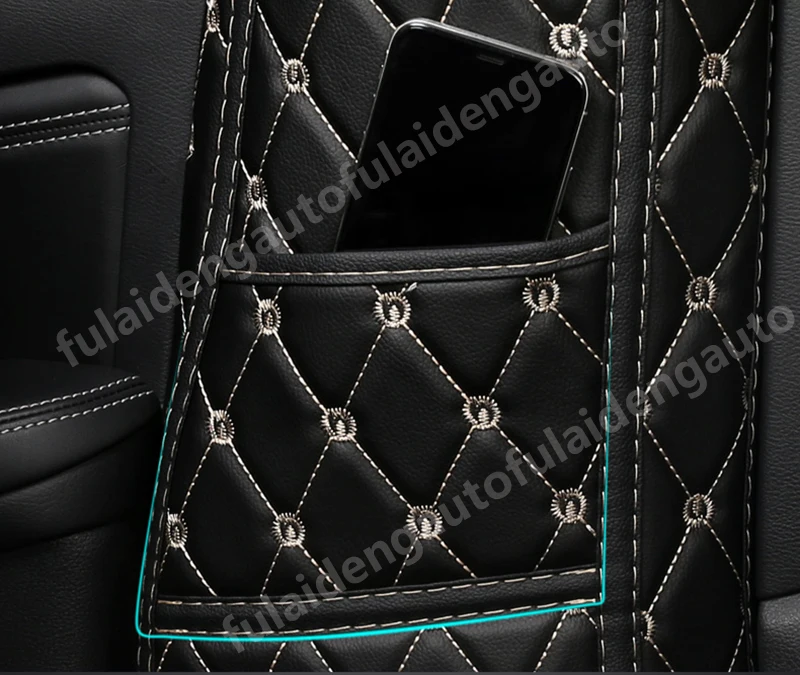 2 шт. для Nissan Teana Altima- автомобильный внутренний кожаный B защита колонки нескользящий коврик автомобильный анти-грязный коврик анти-удар коврик