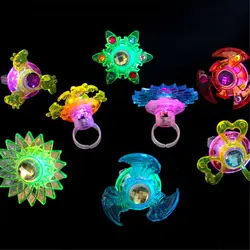 Anneau de Spinner à Led, 5 pièces, 3 pièces, lumière Flash, Gyro, anti Stress, jouet pour enfants et bébés, 2022 