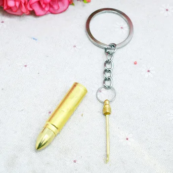 

New Portable Bullet Shape Earpick Ear Pick Spoon Keychain Couple Lovers Keyring Ear Cleaner Spoon Care Ear Clean Tool Unisex