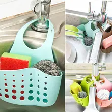 1 шт. дома кухонная раковина корзины для хранения висячие ситечко губчатое мыло держатель регулируемые кнопки типа крючки для организации