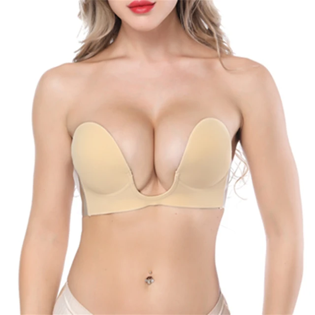 Silicone Bra Invisible Push Up Sexy Strapless Bra Stealth Adhesive Backless  Breast Enhancer For Women Nipple Cover Underwear NEW - AliExpress