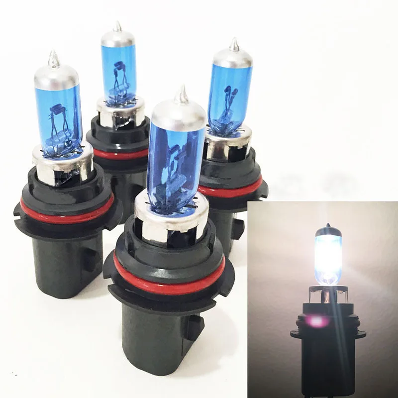 2pcs Super White Halogen Bulb 9007 12V 100/90W Quartz Glass Car Headlight Lam Headlights Lamp High Quality Durable | Автомобили и