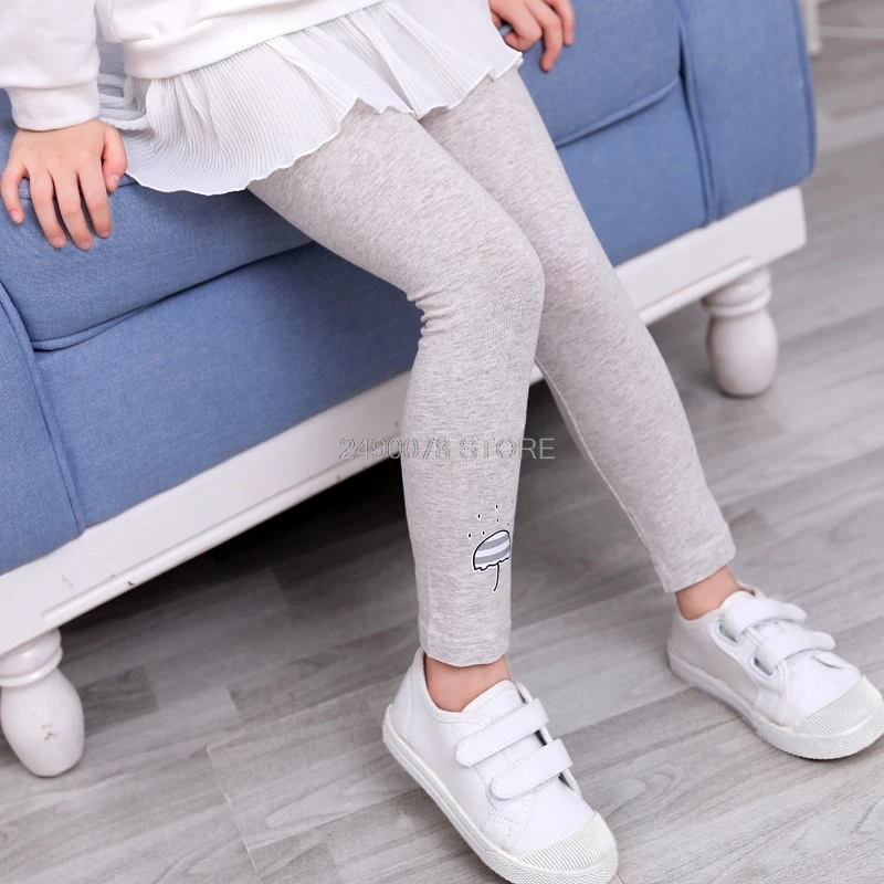 Boys Stretch Long Pencil Casual Pants Kids Polyester Bottom Elastic Waist Slacks