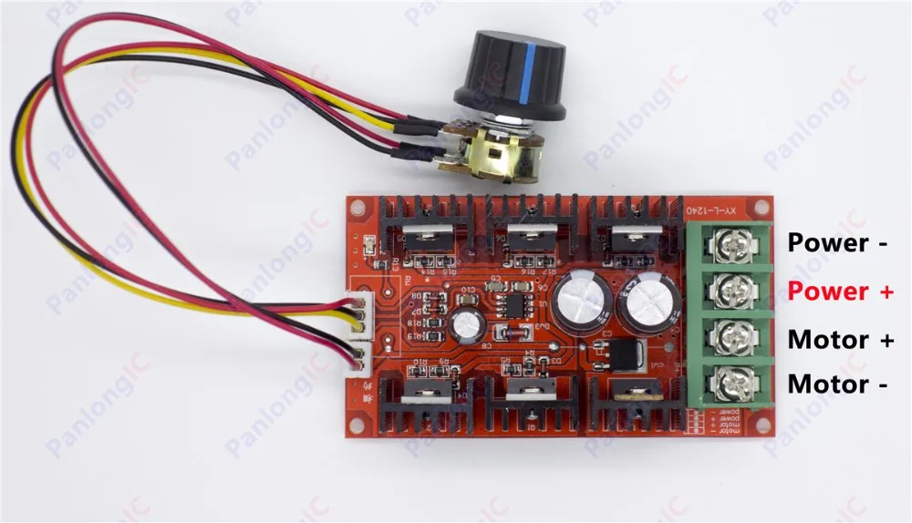 10-50V 40A DC мотор контроль скорости PWM HHO RC Контролер 12V 24V 48V 2000W Макс