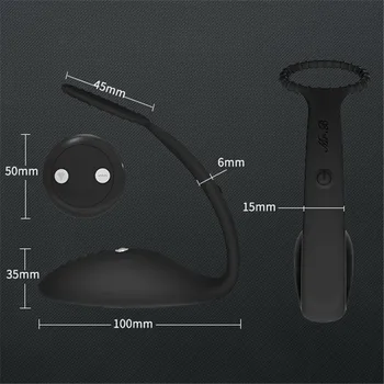 Wireless Remote Control Electric Shock Prostate Massager Gay Sex Toys Anal Plug Butt Plug Vibrator With Ring Anal Toy For Men 5