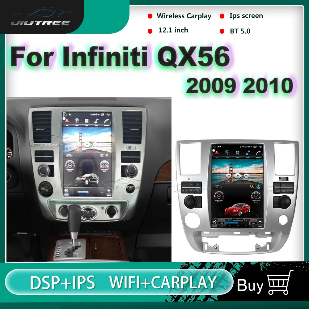 Автомагнитола 2DIN на Android для Infiniti QX56 2007-2010 автомобильный мультимедийный DVD-плеер