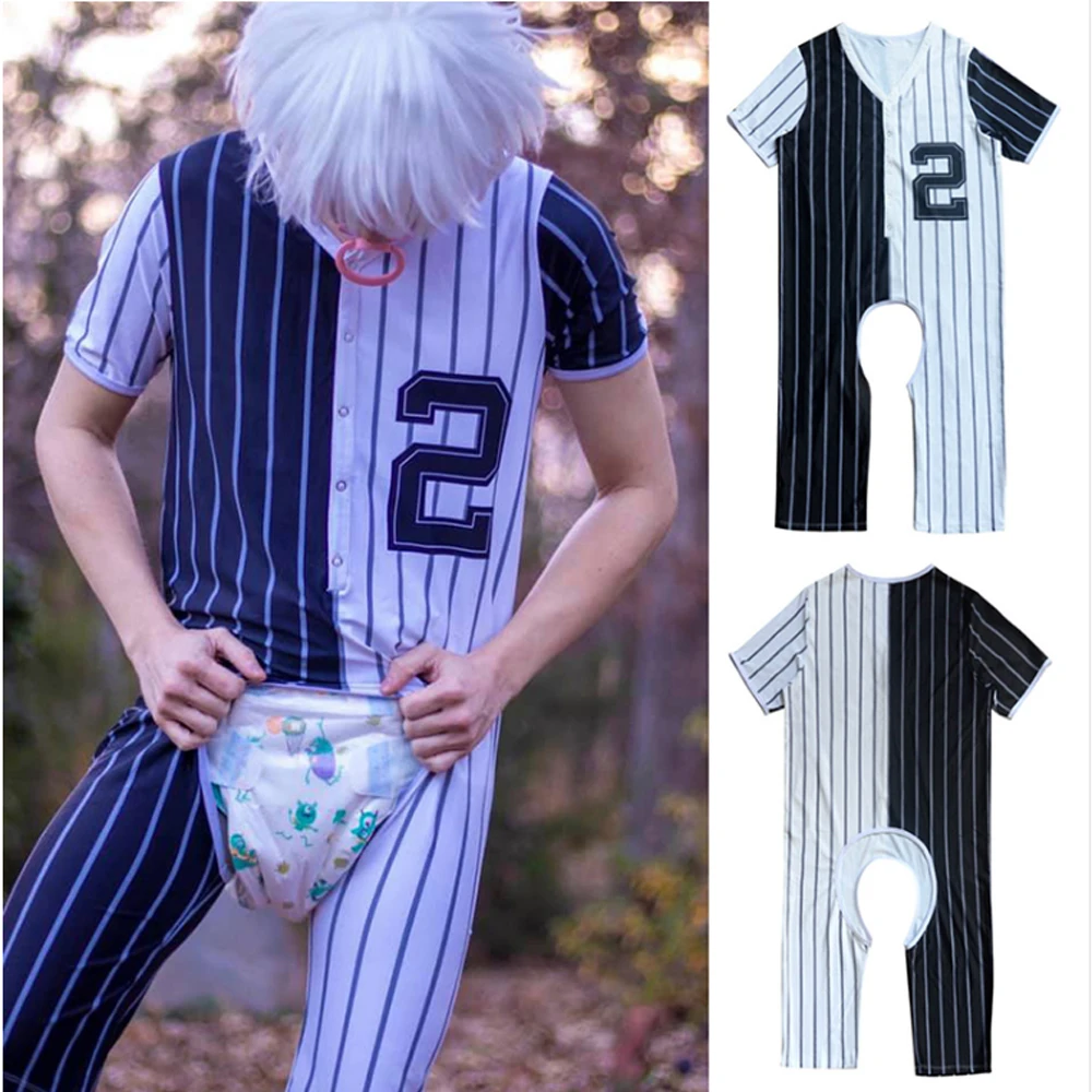 Nowu/комбинезон для взрослых ABDL пижама большого размера возраст реформирование DDLG
