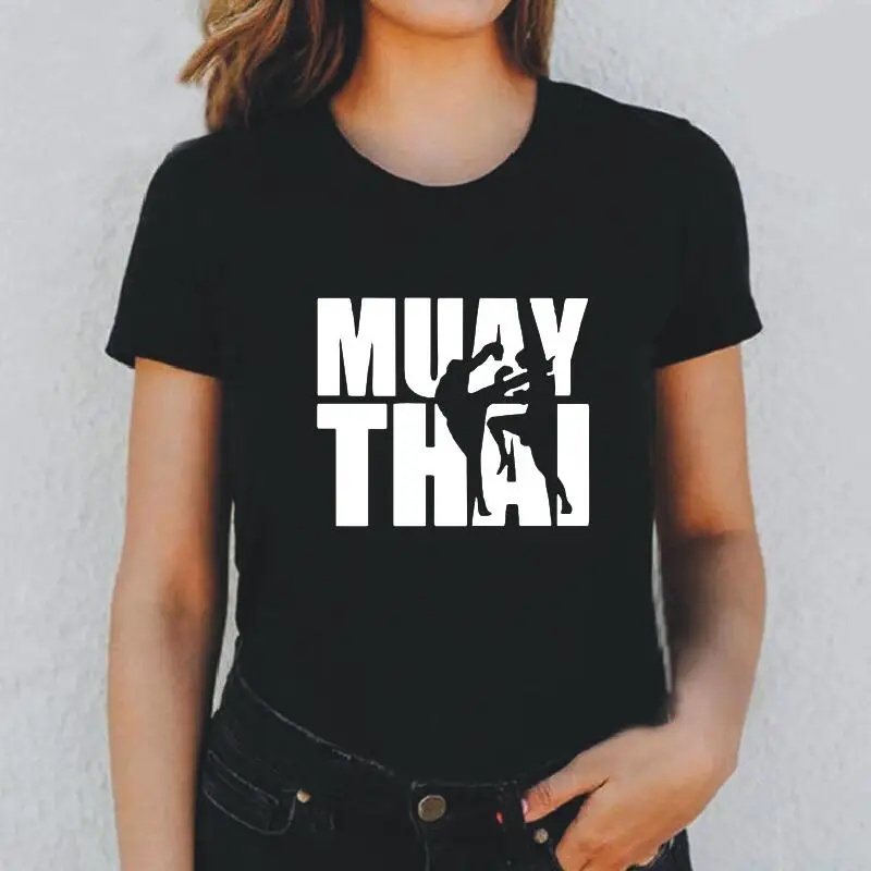 Muay Thai Blitz Judo Kickboxing Tee Shirt Femme Summer T Women Tops Casual T-shirt Camiseta Mujer | Женская одежда