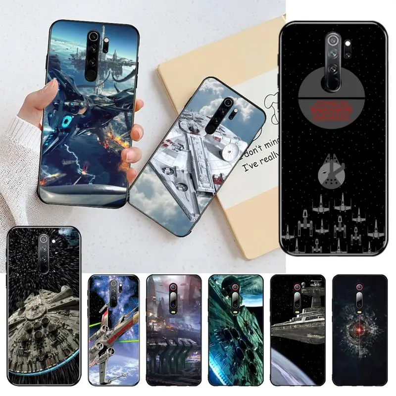Star Wars Spaceship Science Fiction Phone Case for Redmi Note 9 8 8T 8A 7 6 6A Go Pro Max K20 | Мобильные телефоны и