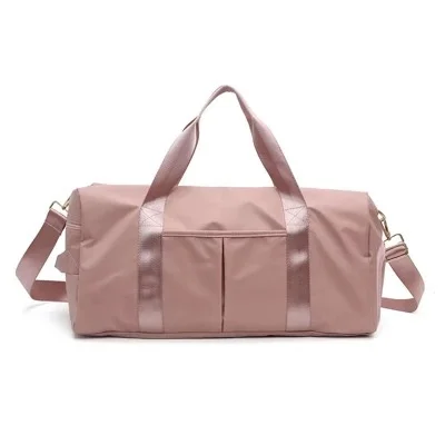 pink Коврик для йоги, фитнеса, сумки для спортзала, сухая влажная сумка, сумки для женщин, обувь для путешествий, тренировочный водонепроницаемый мешок для мужчин, Sac De Sport GYmtas - Цвет: pink