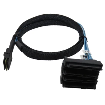 

Mini SAS SFF-8087 Cable W/ SATA Power Cable 36 Pin Connectors 0.5M New Portable High Quality