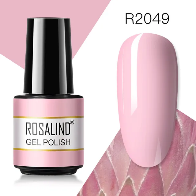 ROSALIND Gel Nail Polish 7ML Matte Base Top Coat For Soak Off Gel Polish UV LED Gel Semi Permanent Varnishes Design Nail Art RAR2049