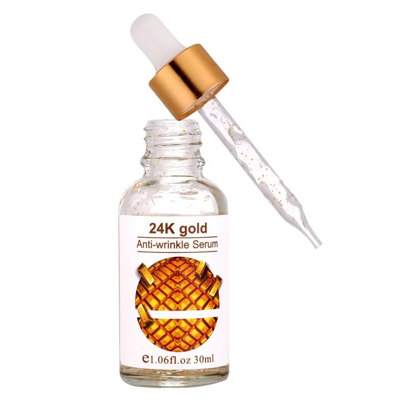 Женский 24k Gold Essence антивозрастной коллаген от морщин отбеливающий кожу увлажняющий с гиалуроновой кислотой жидкий уход за лицом