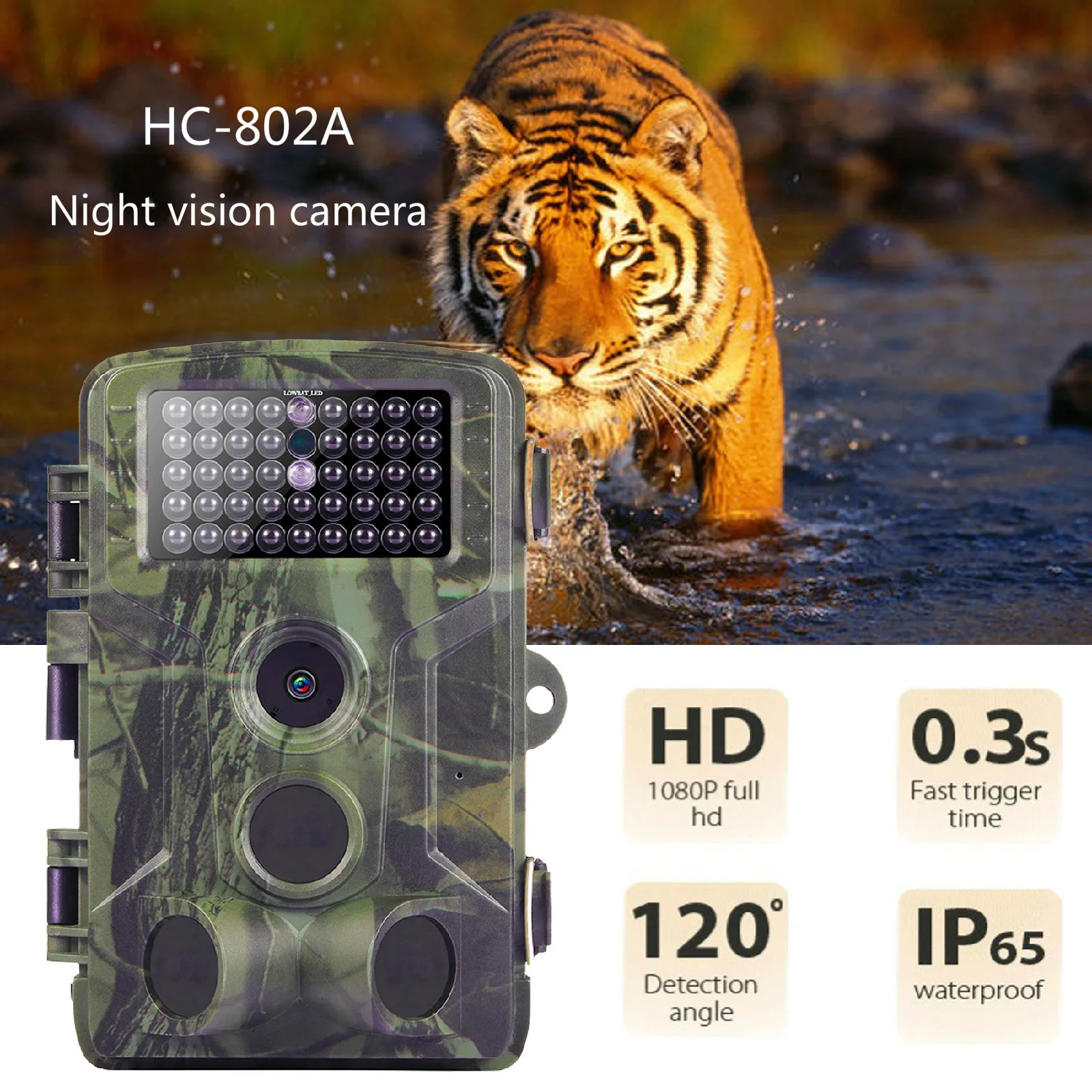 Suntekcam HC802A 20MP 24MP caméra trail étanche vision nocturne pour piégeage photo