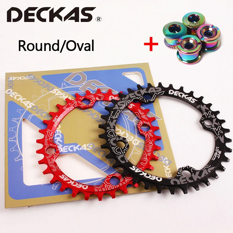 DECKAS 104bcd 32-38T Bicycle Chainring MTB Bike Narrow Wide Single Chainwheel