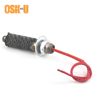 

12mm Tube Diameter Fin Tubular Heating Element 220V 304SUS Cartridge Heater M18 Thread Dry Running Fin Heater Element for Mold