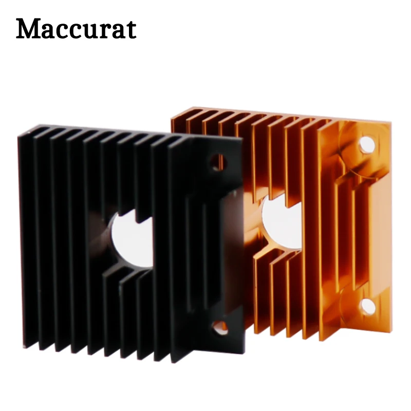 3D Printer Aluminum Heat Sink Makerbot MK7/MK8/MK9 40*40*11mm Cooling Fin Stepper Motor Radiator Heat Dissipation Extruder es 3d printer parts heatsink aluminum cooling heat sink radiator heat dissipation for nema17 42 stepper motor 40x40x11mm