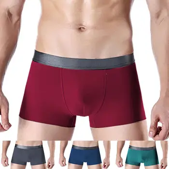 

Comfortable Underwear Men Boxers Breathable Cotton Male Panties Cueca Tanga Quick Dry Men Sleepwear Male боксеры мужские