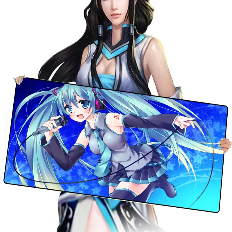XGZ игровой коврик для мыши Hatsune Future, коврик для мыши для ноутбука, напольный коврик, офисный стол, DOTA2, XXL