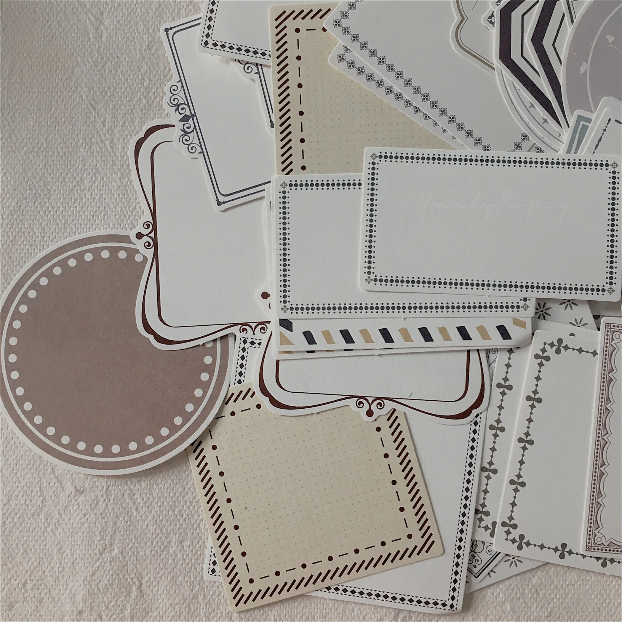 100 шт \ Набор Joker Label Note paper Basic style Commuter Border \ милый набор фотографий для скрапбукинга счастливый ежедневник \ наклейки
