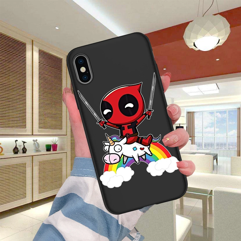 H0412 Дэдпул Бэтмен Марвел Мстители для iPhone X XR XS 11 Pro Max 5 5S SE 6 6S 7 8 Plus Oneplus 5T Pro 6T чехол для телефона чехол - Цвет: H0412