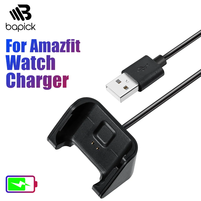 Зарядный usb кабель BAPICK для Xiaomi Amazfit Bip аксессуары зарядного устройства Gts Gtr Strato Pace