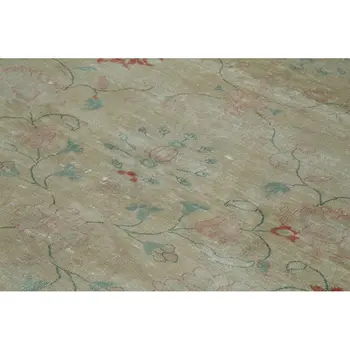 

286x355 Cm Beige Handmade Oushak Rug-9x12 Ft