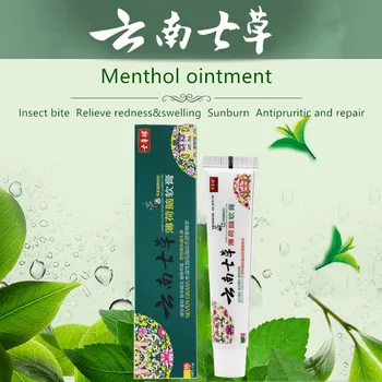 

Antipruritic cream bug bite/Eczema/sunburn/heat rash paste menthol unguentum Herbal formula safe and mild for baby and adults