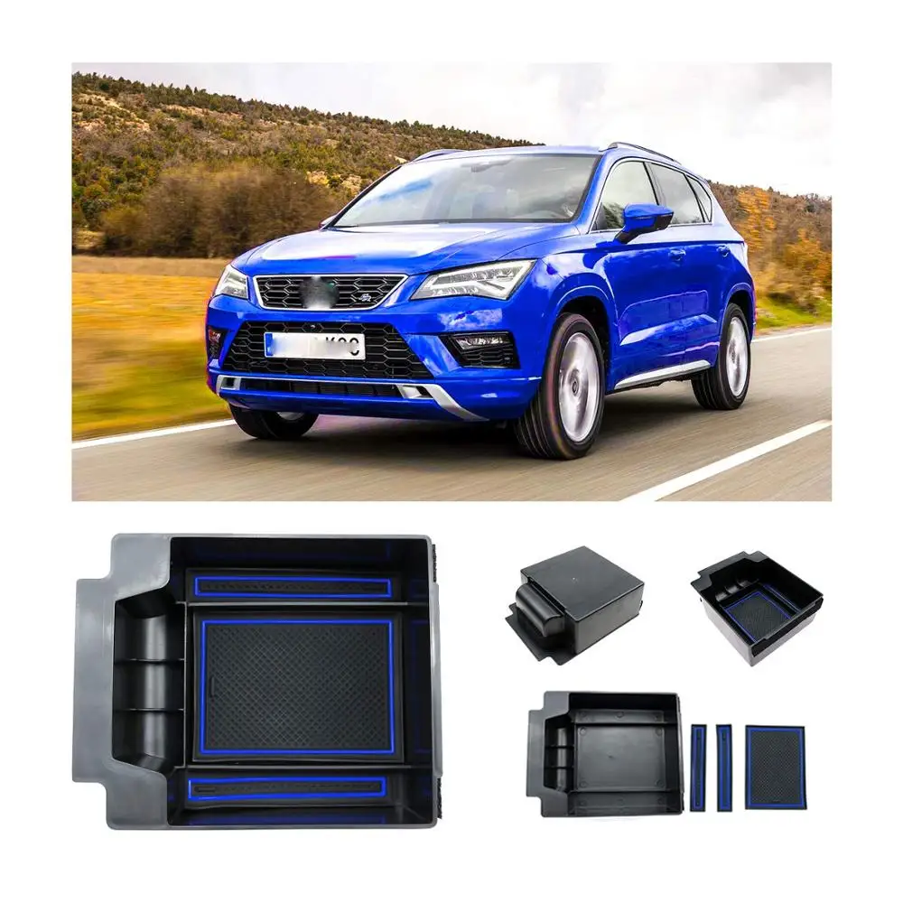 LFOTPP ящик для хранения в подлокотнике автомобиля Ateca 2017 2018 2019 на центральную